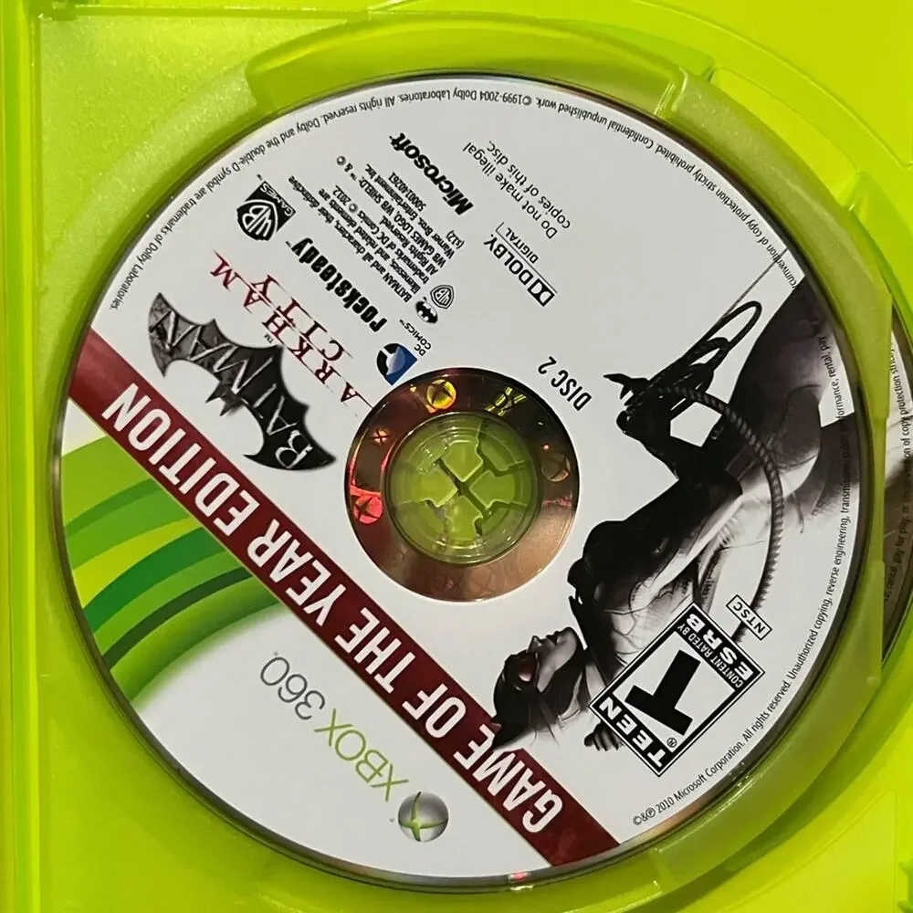 Batman: Arkham City Game of the Year Microsoft Xbox 360 Complete Tested